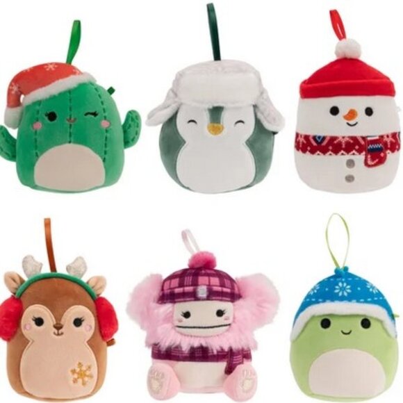 Squishmallows 4-inch Ornament Plush 8-pack Assorted NIB - Picture 4 of 6